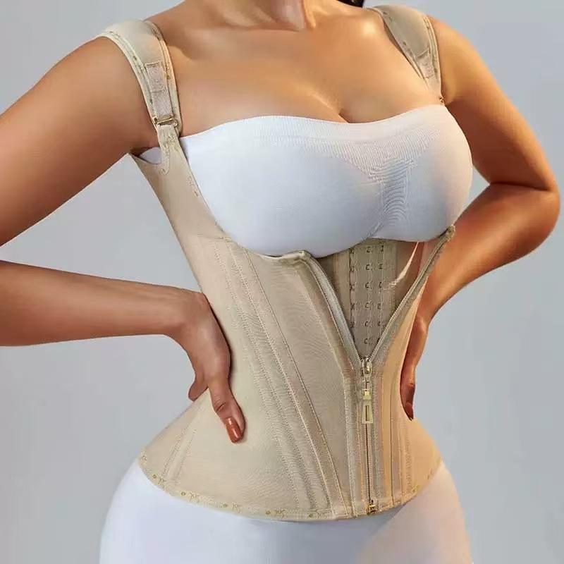 Premium Women Waist Trainer Co - Shapewear Bodysuit Firm ulasan dan harga