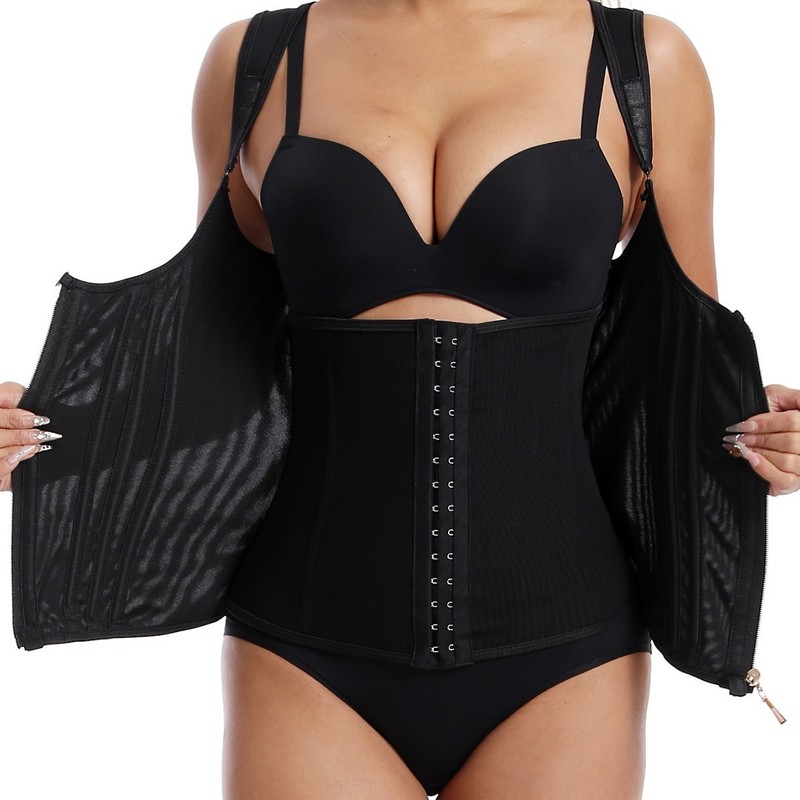 Premium Women Waist Trainer Co - Shapewear Bodysuit Firm ulasan dan harga